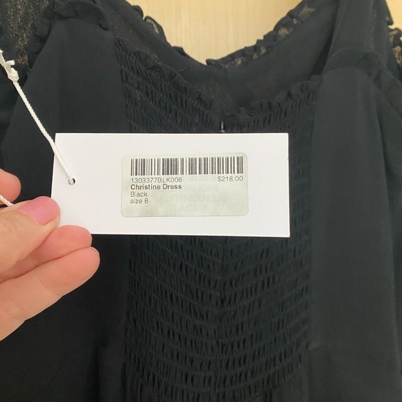 NWT Anthropologie Reformation Christine Little black dress - Picture 8 of 9